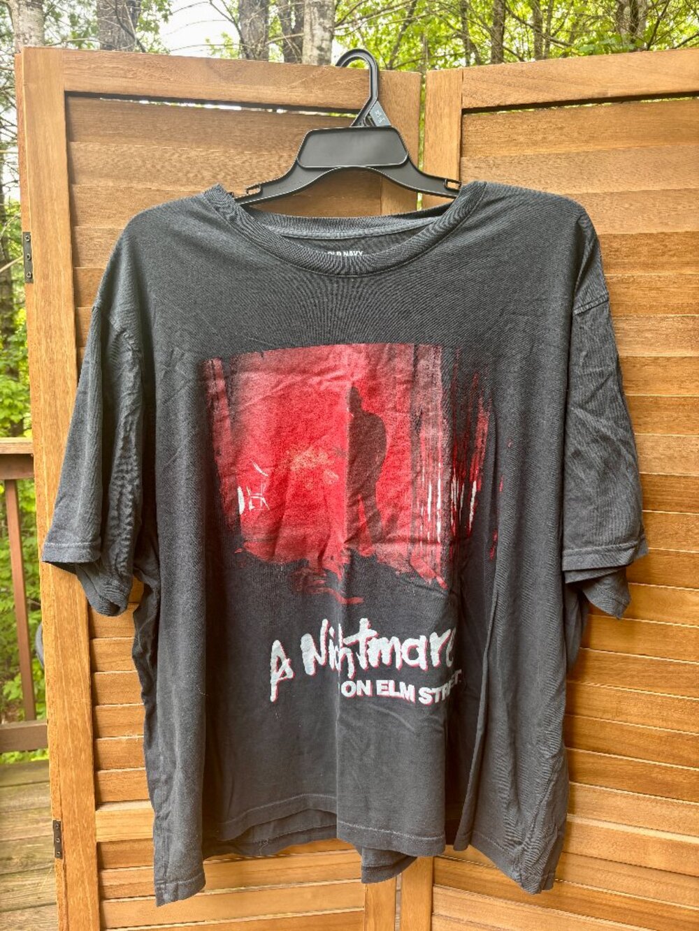 A Nightmare on Elm Street Graphic Tee XXL Black Horror Movie Shirt